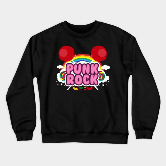 punk rock absurd logo Crewneck Sweatshirt by daizzy